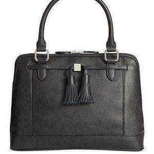 Giani Bernini Pebble Leather Tassel Dome Satchel